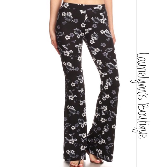 HP🎉Floral print  palazzo pant One size left large! - Picture 2 of 8